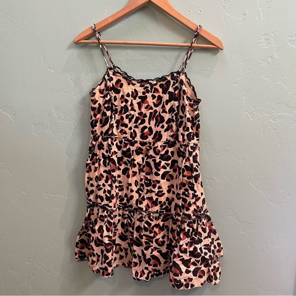 ⭐️3/$15⭐️ Urban Outfitters Cheetah Print, BabyDoll, Spaghetti Strap Dress, Small